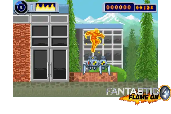 les 4 fantastiques : flame on